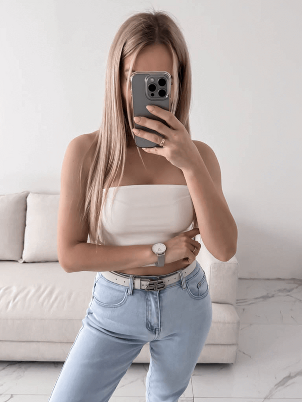 ALTEA - CROP TOP ECRU