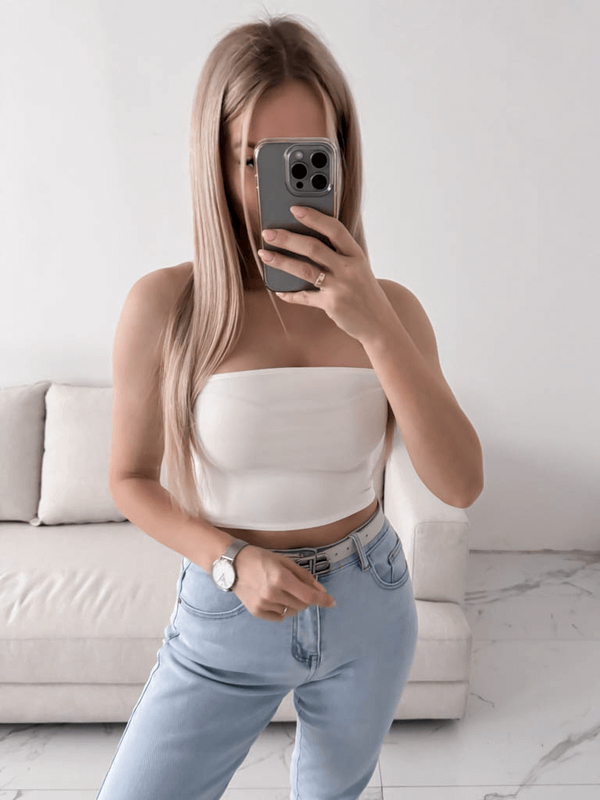 ALTEA - CROP TOP ECRU