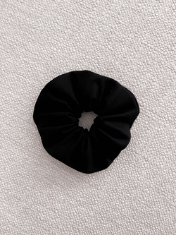 RUBY - BAWEŁNIANA GUMKA TYPU SCRUNCHIE CZARNA